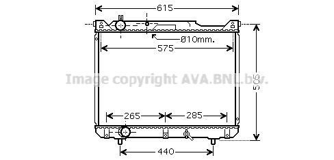 AVA QUALITY COOLING Радиатор, охлаждение двигателя SZ2099